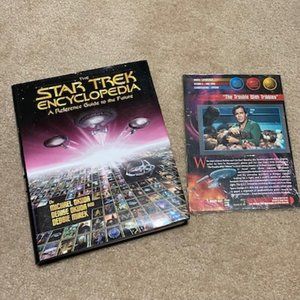 Star trek memorabilia. Card games, Manuals.